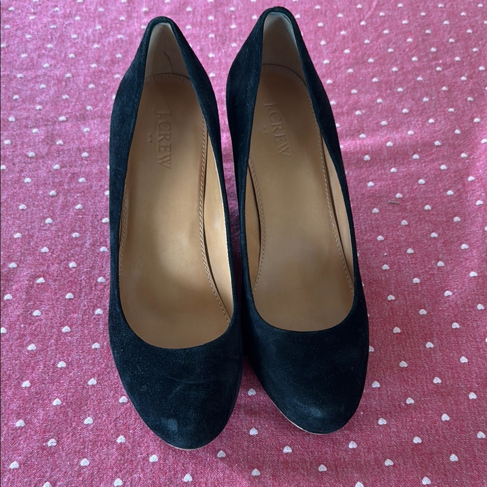 J. Crew Black Women's Wedge Shoes sz8